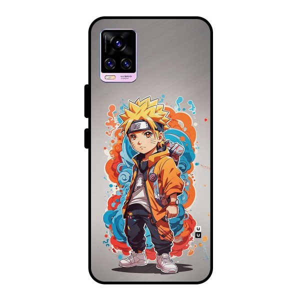 Cool Naruto Uzumaki Metal Back Case for Vivo V20 Pro