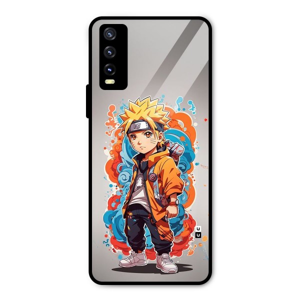 Cool Naruto Uzumaki Metal Back Case for Vivo Y20 2021