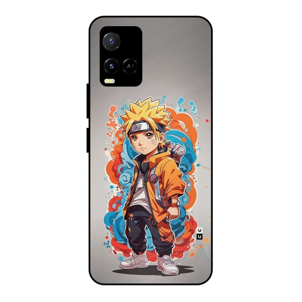 Cool Naruto Uzumaki Metal Back Case for Vivo Y21