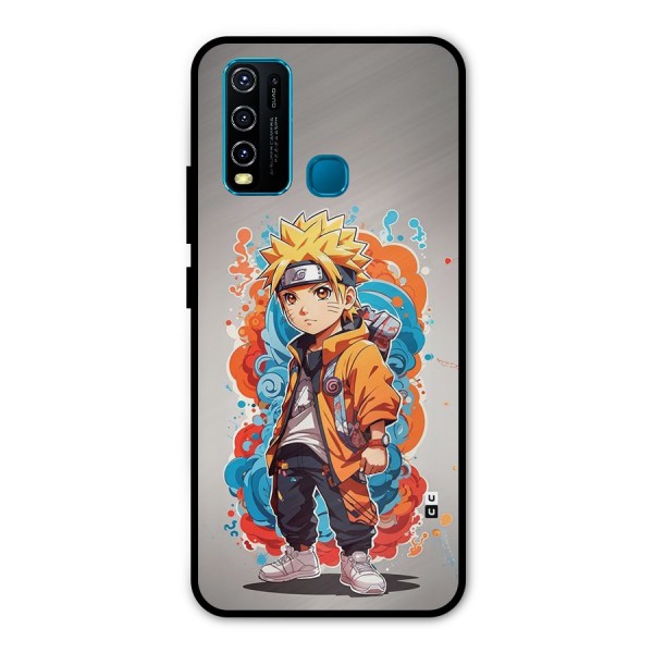 Cool Naruto Uzumaki Metal Back Case for Vivo Y30