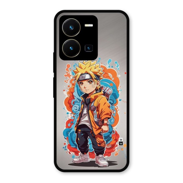 Cool Naruto Uzumaki Metal Back Case for Vivo Y35