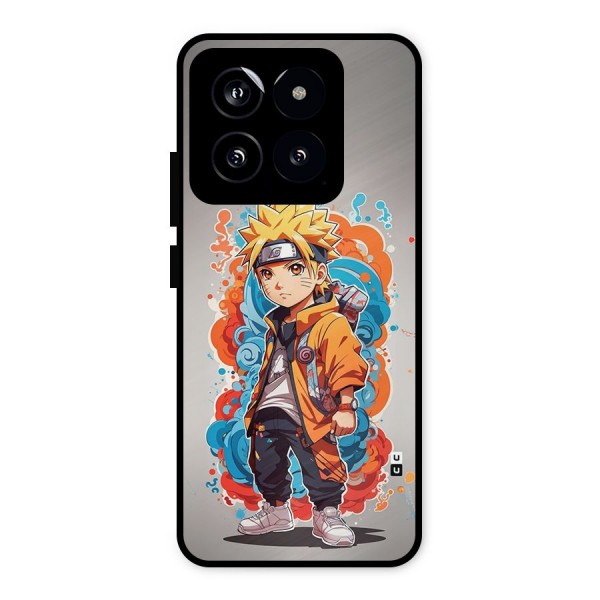 Cool Naruto Uzumaki Metal Back Case for Xiaomi 14