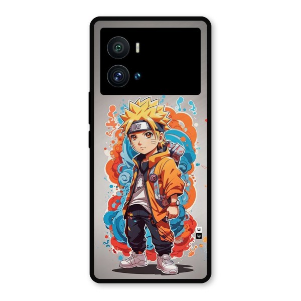 Cool Naruto Uzumaki Metal Back Case for iQOO 9 Pro