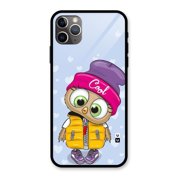 Cool Owl Glass Back Case for iPhone 11 Pro Max