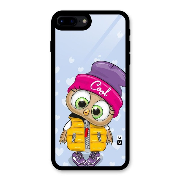 Cool Owl Glass Back Case for iPhone 7 Plus