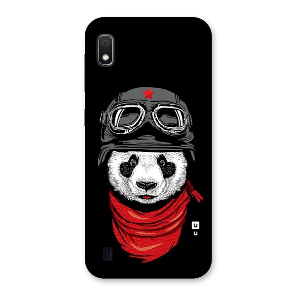 Cool Panda Soldier Art Back Case for Galaxy A10