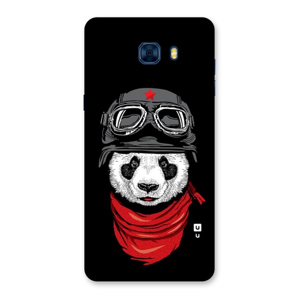 Cool Panda Soldier Art Back Case for Galaxy C7 Pro