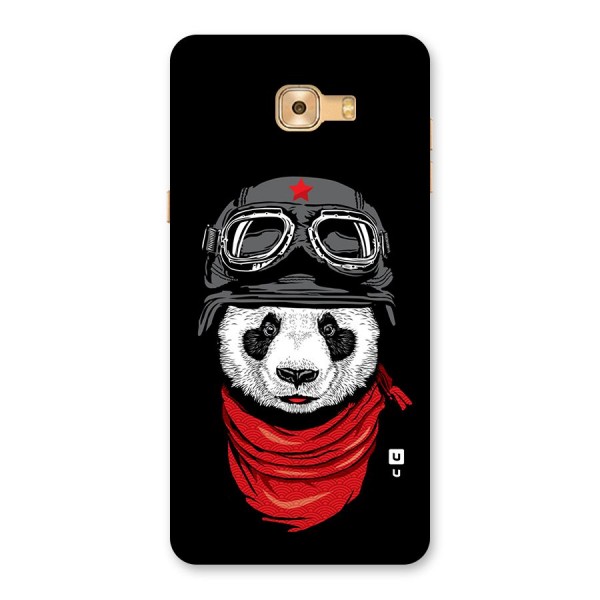 Cool Panda Soldier Art Back Case for Galaxy C9 Pro