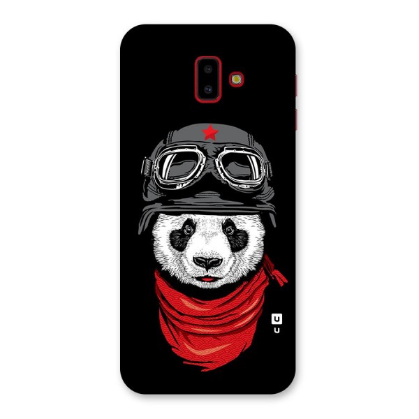 Cool Panda Soldier Art Back Case for Galaxy J6 Plus