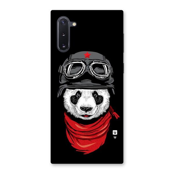 Cool Panda Soldier Art Back Case for Galaxy Note 10