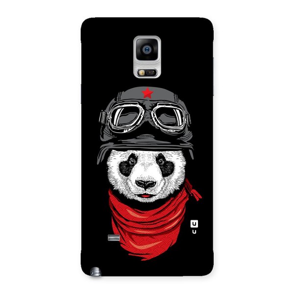 Cool Panda Soldier Art Back Case for Galaxy Note 4