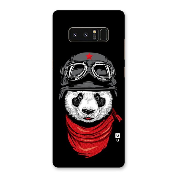 Cool Panda Soldier Art Back Case for Galaxy Note 8