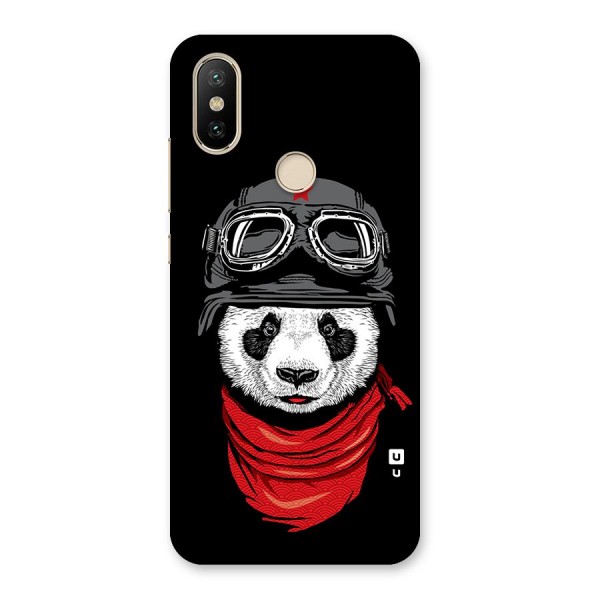 Cool Panda Soldier Art Back Case for Mi A2