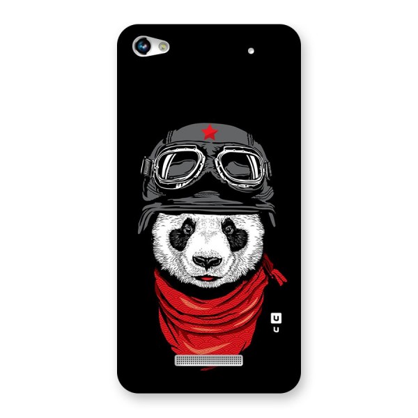 Cool Panda Soldier Art Back Case for Micromax Hue 2