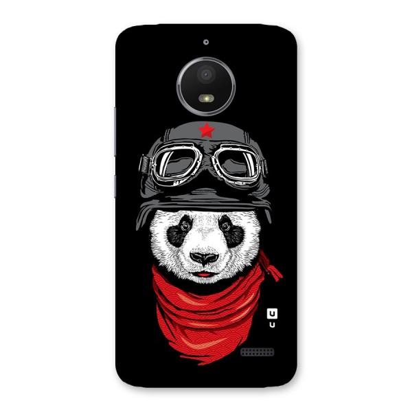 Cool Panda Soldier Art Back Case for Moto E4