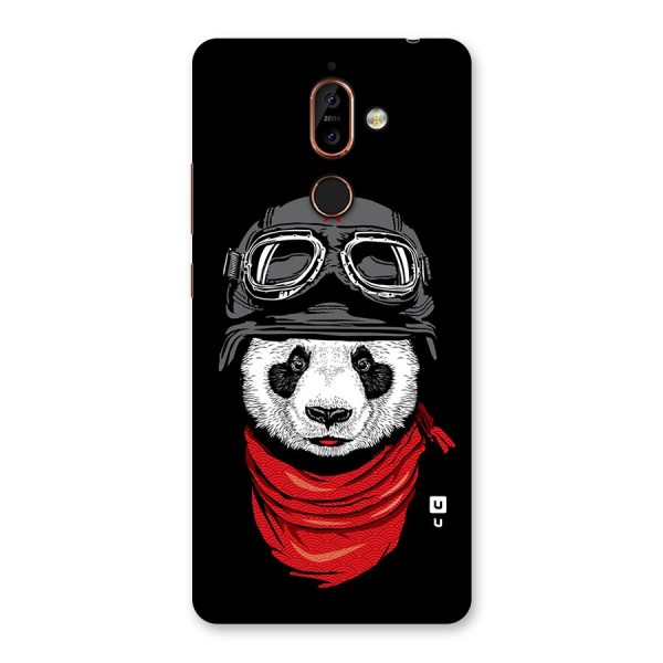 Cool Panda Soldier Art Back Case for Nokia 7 Plus