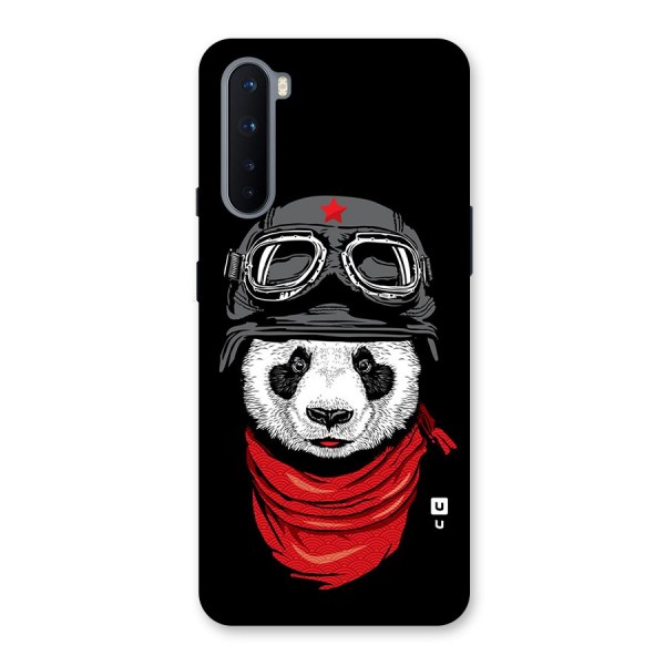 Cool Panda Soldier Art Back Case for OnePlus Nord