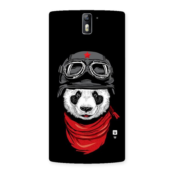 Cool Panda Soldier Art Back Case for One Plus One