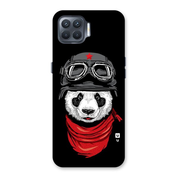 Cool Panda Soldier Art Back Case for Oppo F17 Pro