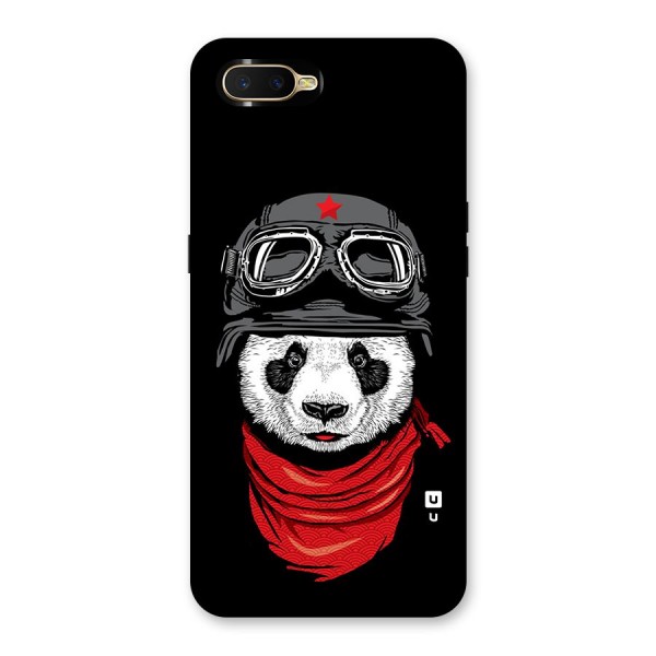 Cool Panda Soldier Art Back Case for Oppo K1