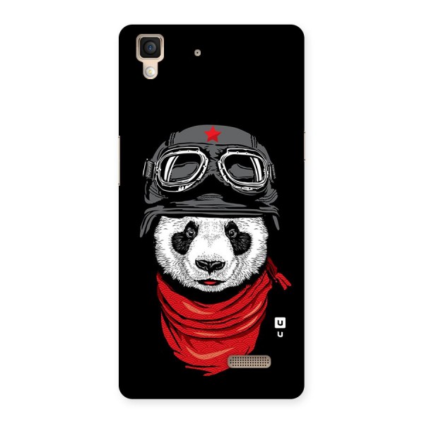 Cool Panda Soldier Art Back Case for Oppo R7