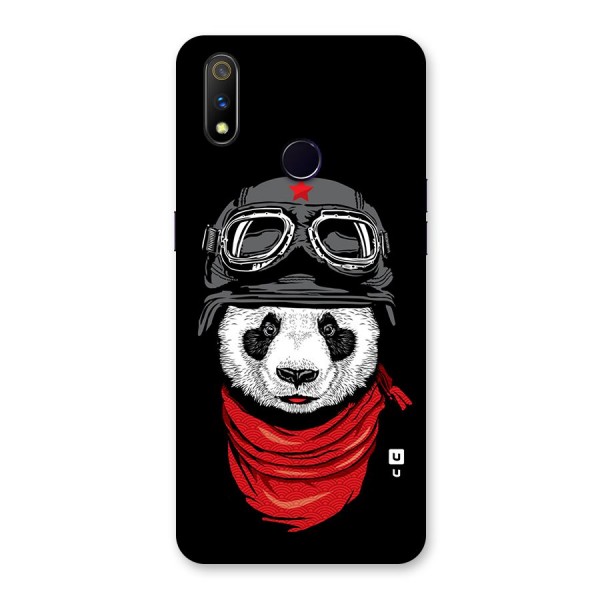 Cool Panda Soldier Art Back Case for Realme 3 Pro