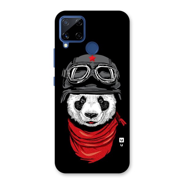 Cool Panda Soldier Art Back Case for Realme C12