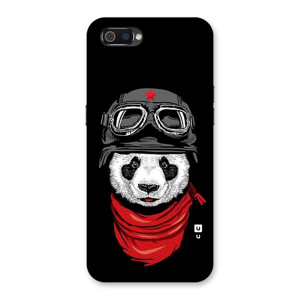 Cool Panda Soldier Art Back Case for Realme C2