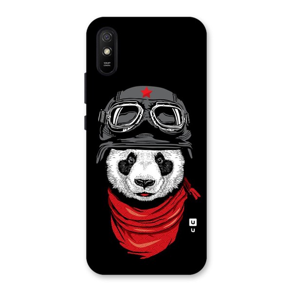 Cool Panda Soldier Art Back Case for Redmi 9A