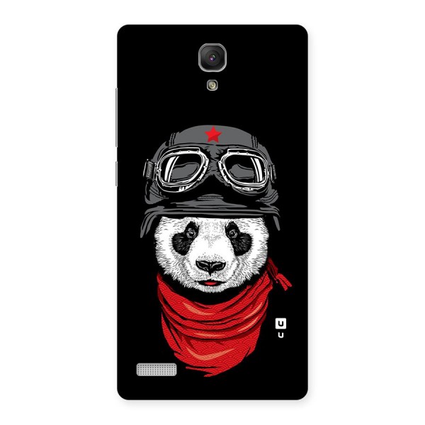 Cool Panda Soldier Art Back Case for Redmi Note