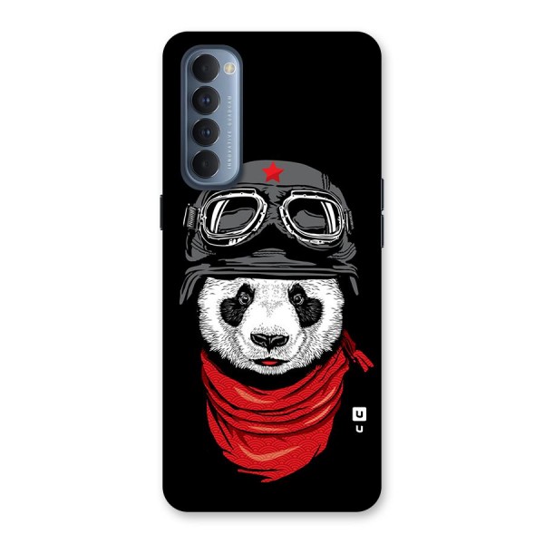 Cool Panda Soldier Art Back Case for Reno4 Pro