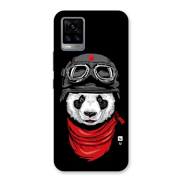 Cool Panda Soldier Art Back Case for Vivo V20