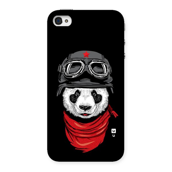 Cool Panda Soldier Art Back Case for iPhone 4 4s