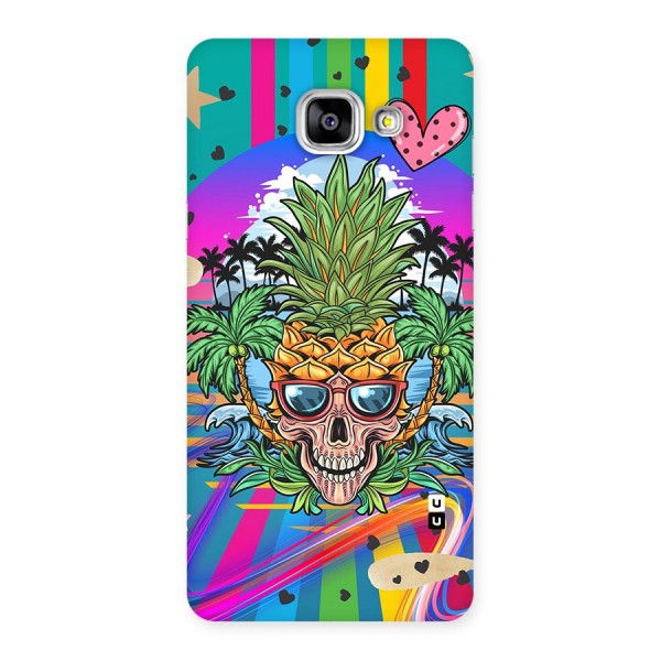 Cool Pineapple Skull Back Case for Galaxy A5 2016