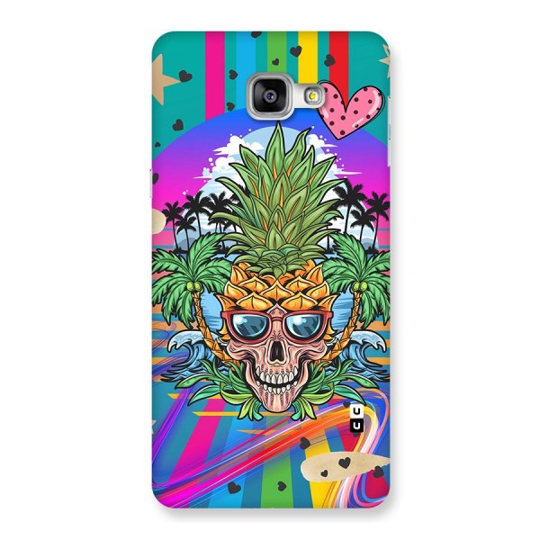 Cool Pineapple Skull Back Case for Galaxy A9