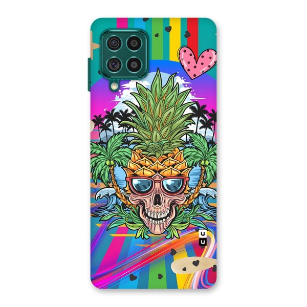 Cool Pineapple Skull Back Case for Galaxy F62