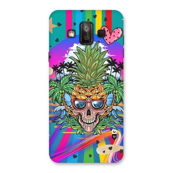 Cool Pineapple Skull Back Case for Galaxy J7 Duo