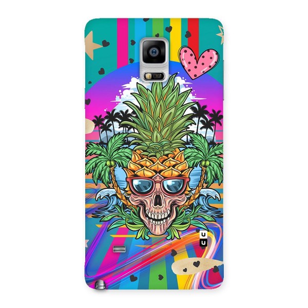 Cool Pineapple Skull Back Case for Galaxy Note 4