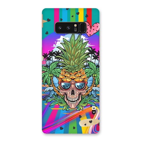 Cool Pineapple Skull Back Case for Galaxy Note 8