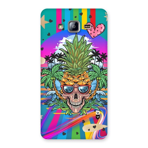 Cool Pineapple Skull Back Case for Galaxy On5