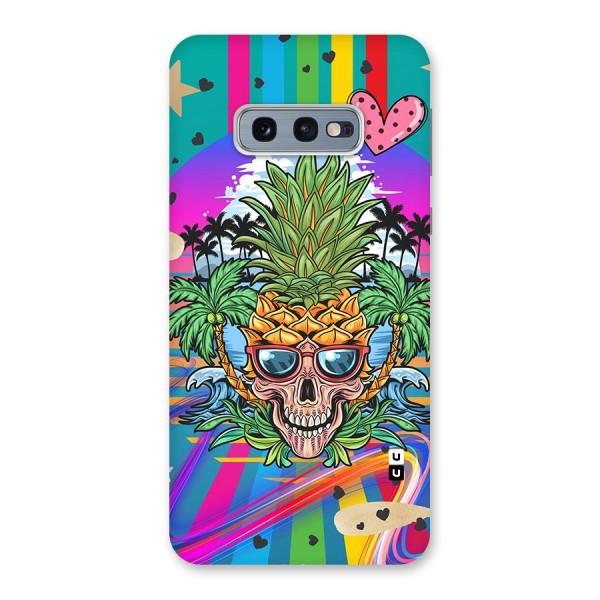 Cool Pineapple Skull Back Case for Galaxy S10e