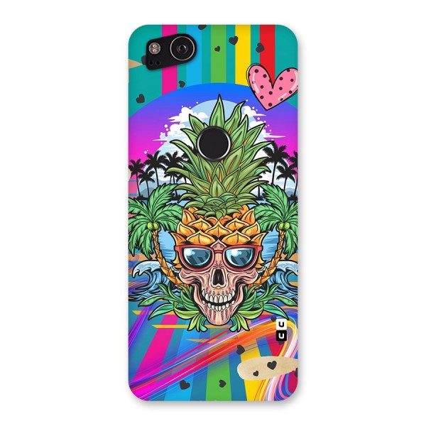 Cool Pineapple Skull Back Case for Google Pixel 2