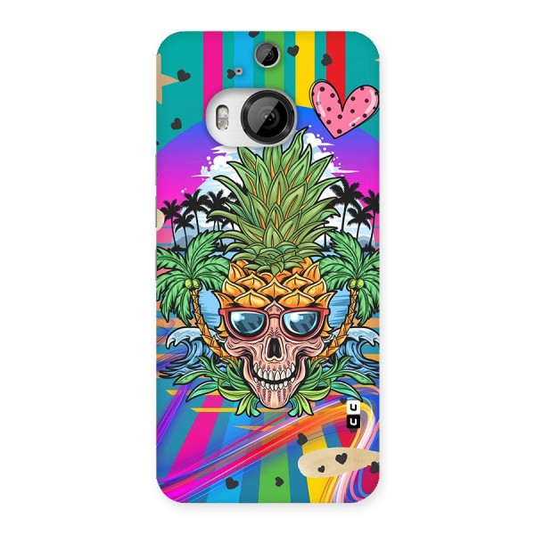 Cool Pineapple Skull Back Case for HTC One M9 Plus