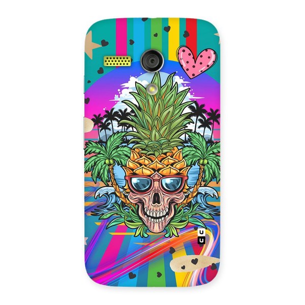 Cool Pineapple Skull Back Case for Moto G