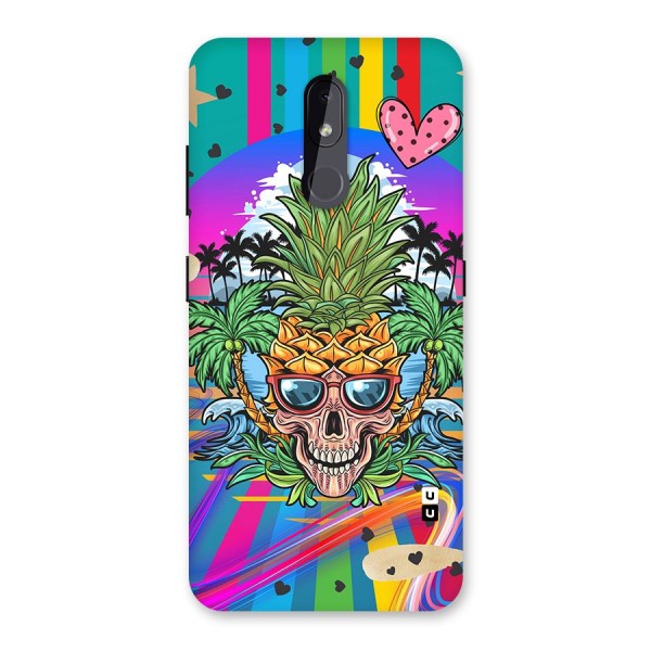 Cool Pineapple Skull Back Case for Nokia 3.2