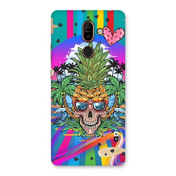 Cool Pineapple Skull Back Case for Nokia 7 Plus