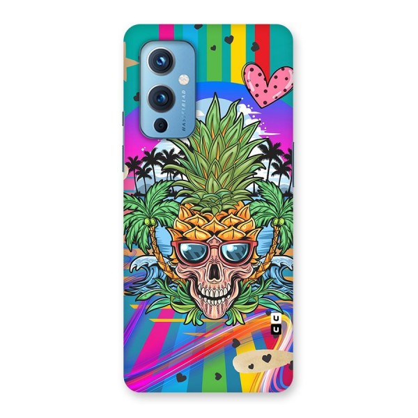 Cool Pineapple Skull Back Case for OnePlus 9