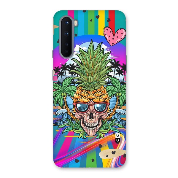 Cool Pineapple Skull Back Case for OnePlus Nord