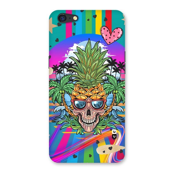 Cool Pineapple Skull Back Case for Oppo A71