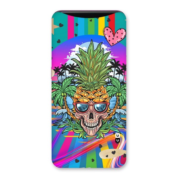 Cool Pineapple Skull Back Case for Oppo Find X